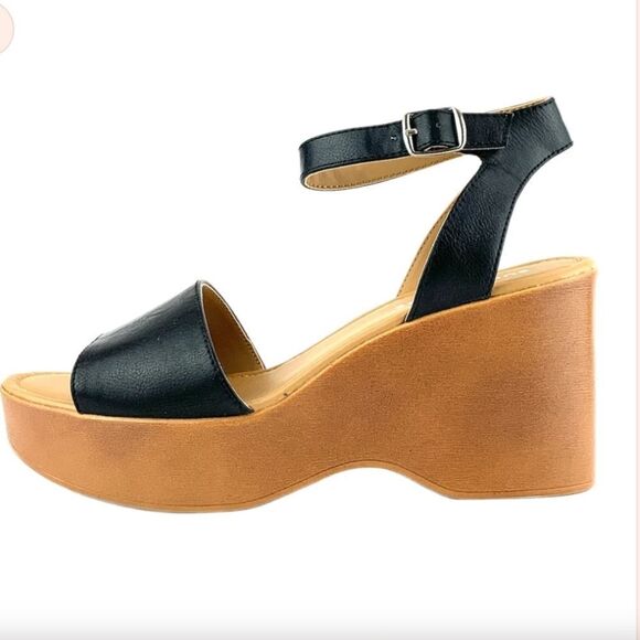 BRAND NEW ME TOO OPEN TOE BLOCK HEEL WEDGE STYLE WOMEN"S SANDAL - Picture 15 of 15
